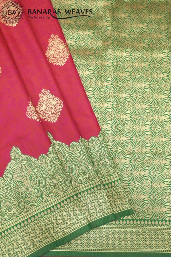 Banarasi Katan Silk Saree Red Color