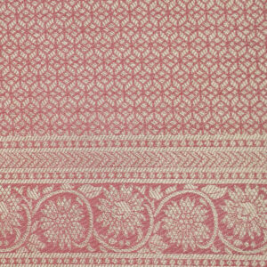 Banarasi Katan Silk Saree Light Pink Color Meenakari Work Jaal Design