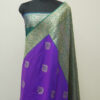 Banarasi Katan Silk Saree Violet Color